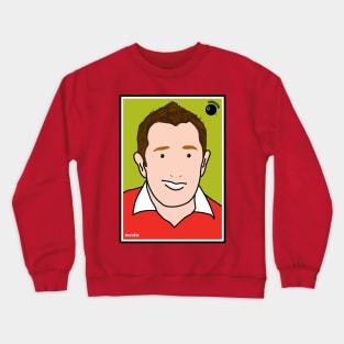 Jonathan Davies aka Jiffy, Wales rugby union player and presenter Crewneck Sweatshirt